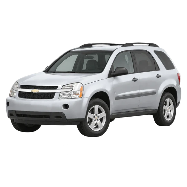 Chevrolet Equinox 2005 argent, vue trois-quarts avant (orienté vers la gauche)