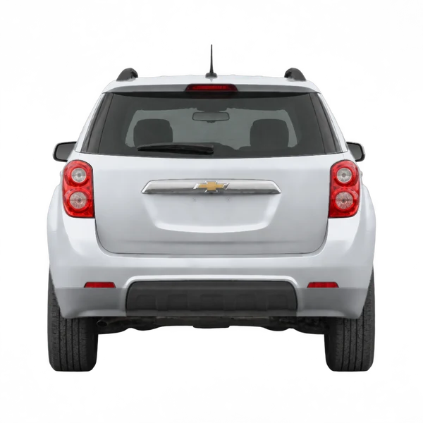 Chevrolet Equinox 2015 en plateado, vista trasera
