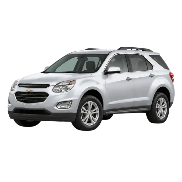 Chevrolet Equinox 2016 argent, vue trois-quarts avant (orienté vers la gauche)