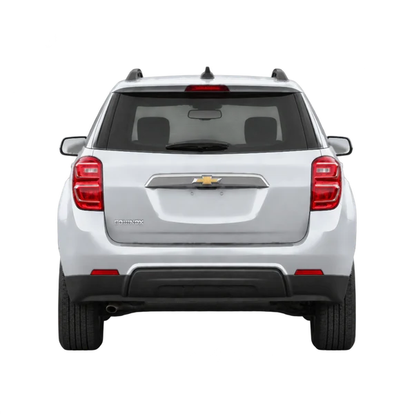 Chevrolet Equinox 2017 prata, vista traseira