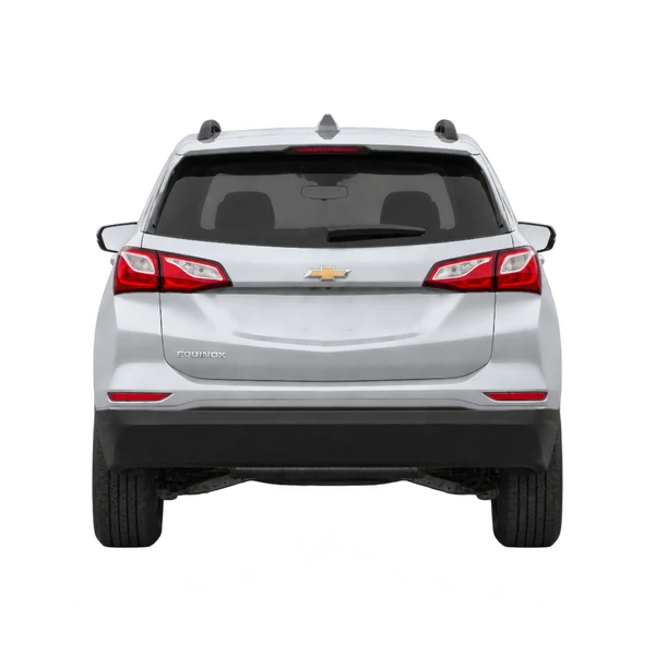 シルバーの2018 Chevrolet Equinox（リアビュー）