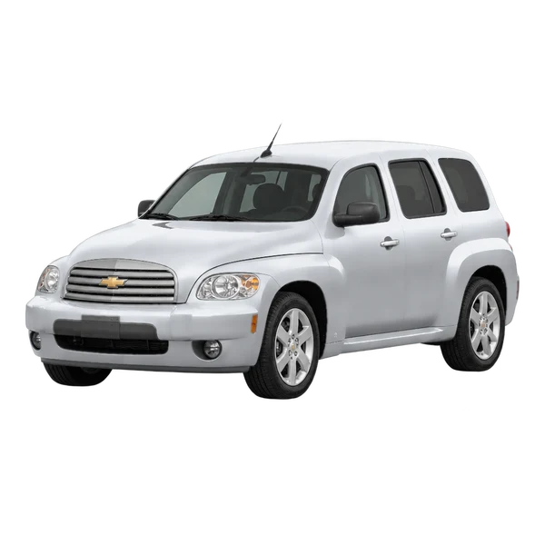 Chevrolet HHR 2011 باللون فضي، منظر منظر أمامي بزاوية ثلاثة أرباع (متجه لليسار)