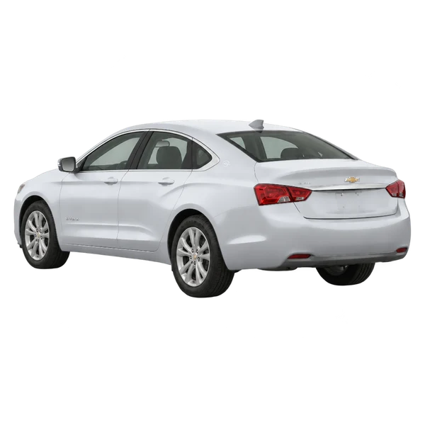 Chevrolet Impala 2017 argent, vue trois-quarts arrière (orienté vers la gauche)
