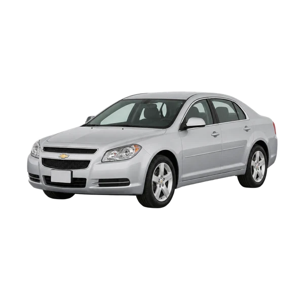 2012 Chevrolet Malibu in Silber, Ansicht: Dreiviertelansicht vorne (nach links gerichtet)