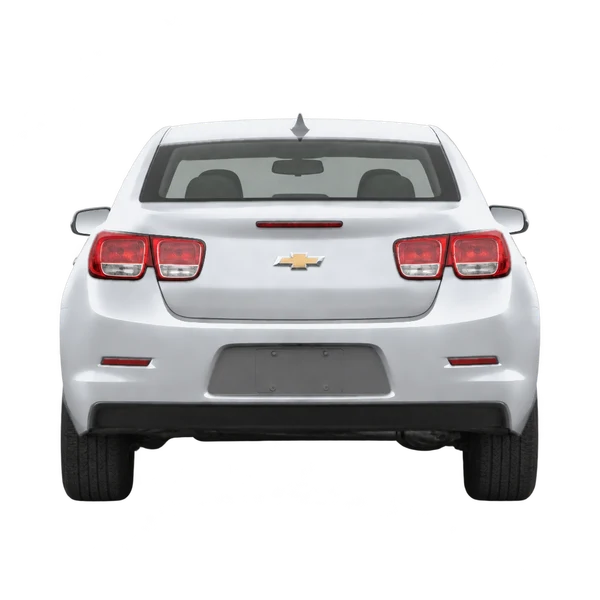 2014 Chevrolet Malibu in Silber, Ansicht: Heck