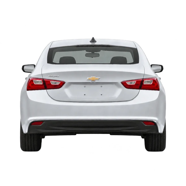 Chevrolet Malibu 2017 argent, vue arrière
