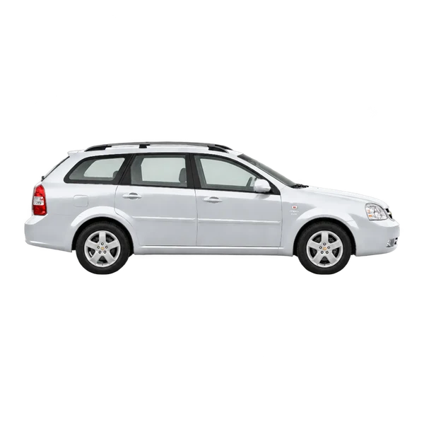 Chevrolet Nubira 2008 باللون فضي، منظر منظر جانبي (باتجاه اليمين)