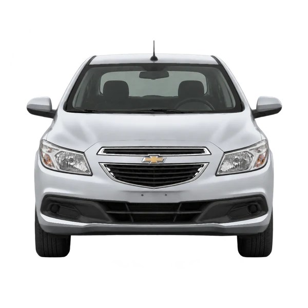 Chevrolet Onix 2015 prata, vista frente