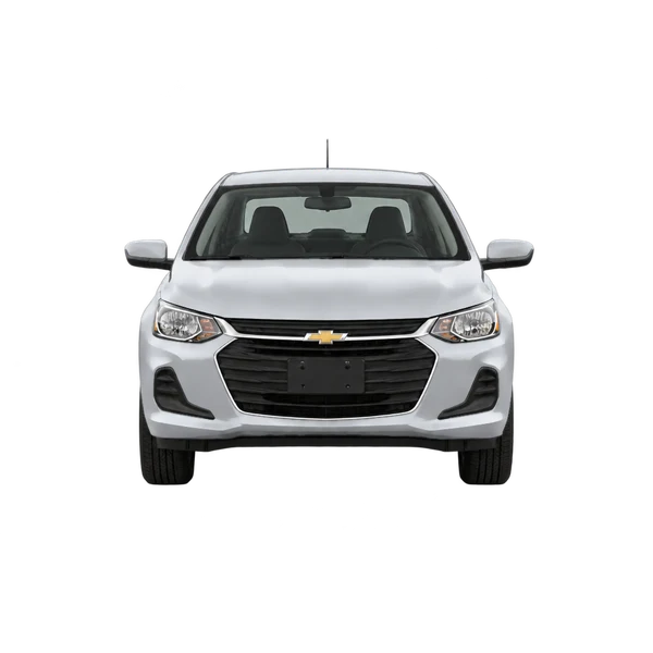 Chevrolet Onix 2022 prata, vista frente