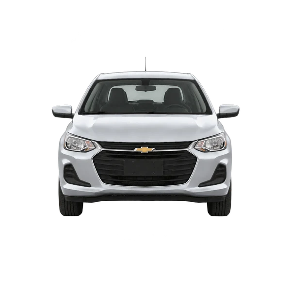 Chevrolet Onix 2023 prata, vista frente