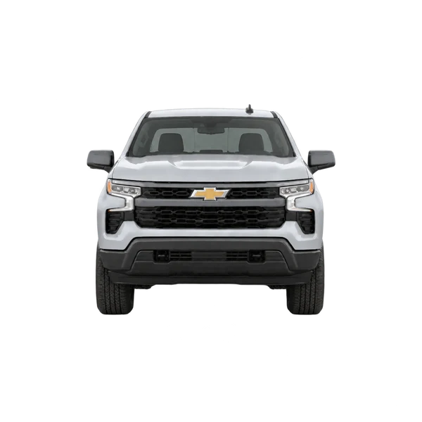 2023 Chevrolet Silverado 4WD in Silber, Ansicht: Front
