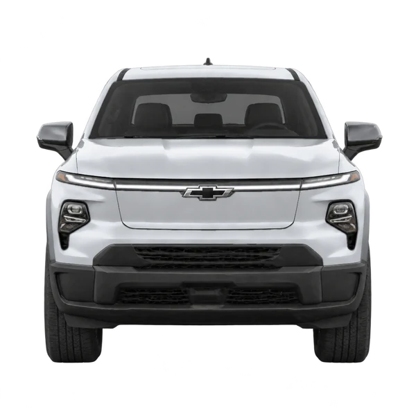 2024 Chevrolet Silverado EV in Silber, Ansicht: Front