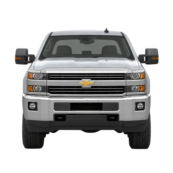 Chevrolet Silverado HD 2019 argent, vue avant