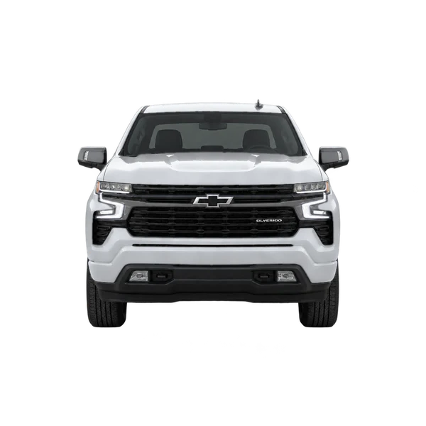Chevrolet Silverado LTD 2025 prata, vista frente