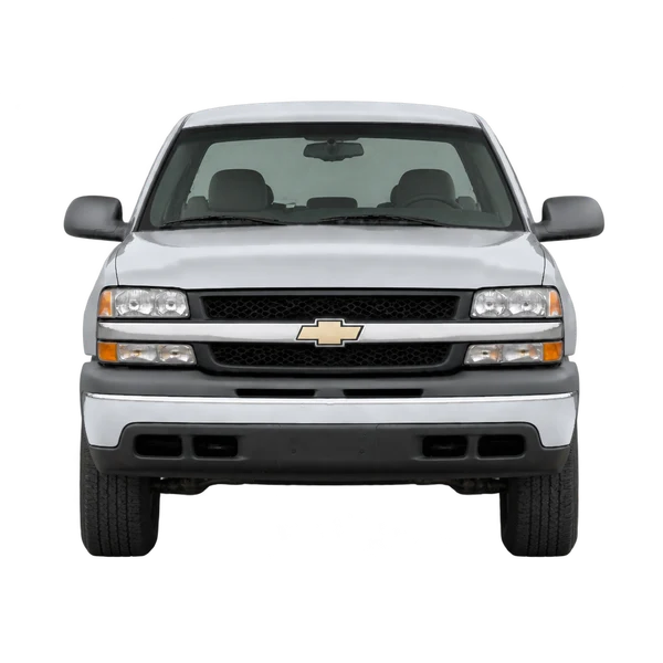 Chevrolet Silverado 2002 argent, vue avant