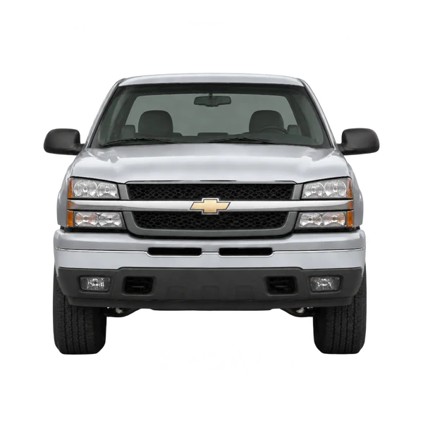 2007 Chevrolet Silverado in Silber, Ansicht: Front