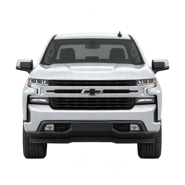 2025 Chevrolet Silverado in Silber, Ansicht: Front