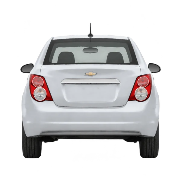 2015 Chevrolet Sonic in Silber, Ansicht: Heck