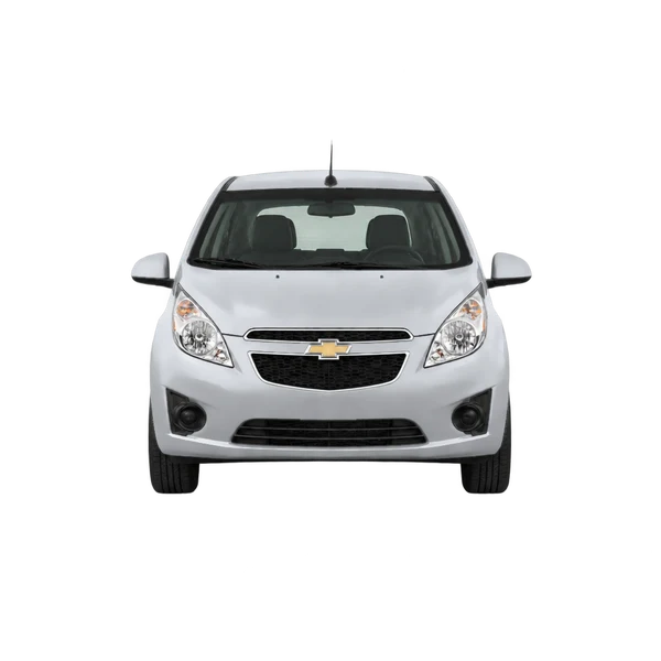 Chevrolet Spark 2012 prata, vista frente