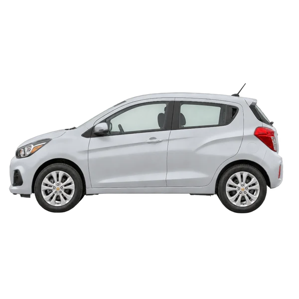 Chevrolet Spark 2019 argent, vue côté (vers la gauche)
