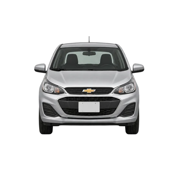 Chevrolet Spark 2024 prata, vista frente