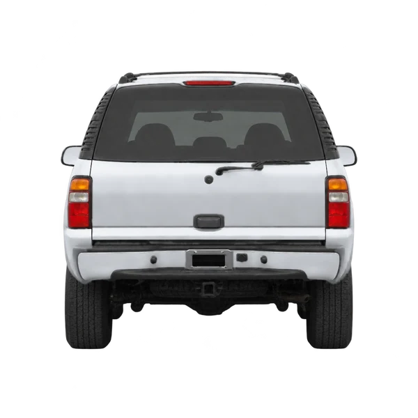 2001 Chevrolet Suburban in Silber, Ansicht: Heck