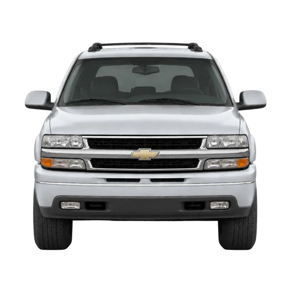 Chevrolet Suburban 2003 argent, vue avant