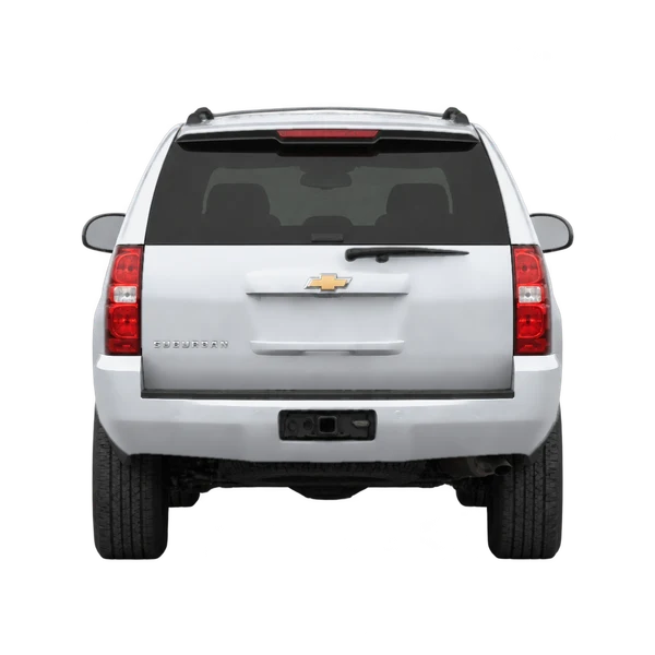 Chevrolet Suburban 2014 argent, vue arrière