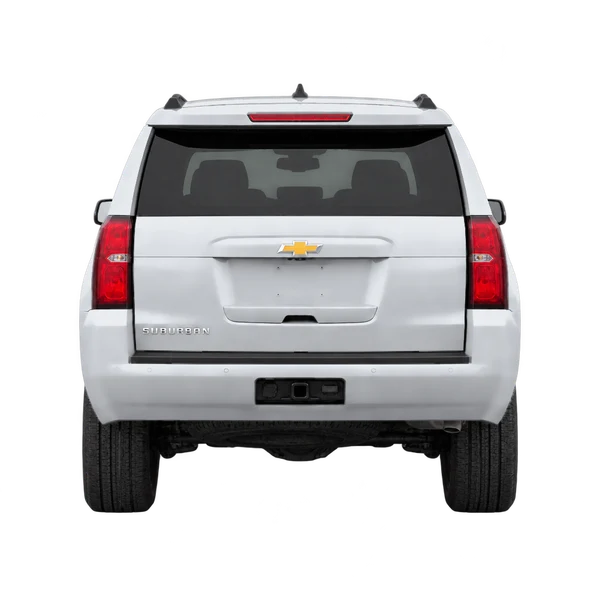 2020 Chevrolet Suburban in Silber, Ansicht: Heck