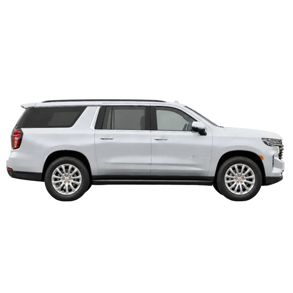 2022 Chevrolet Suburban in Silber, Ansicht: Seite (nach rechts gewandt)