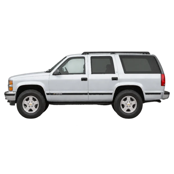 1999 Chevrolet Tahoe in Silber, Ansicht: Seite (nach links gerichtet)