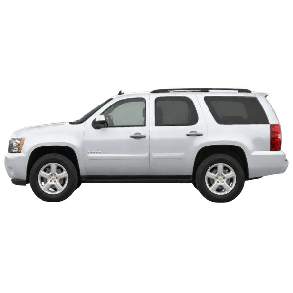 2010 Chevrolet Tahoe in Silber, Ansicht: Seite (nach links gerichtet)