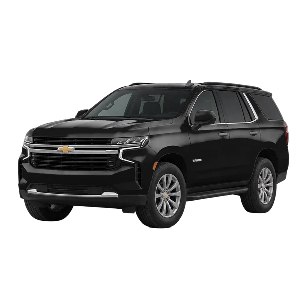 Chevrolet Tahoe 2021 noir, vue trois-quarts avant (orienté vers la gauche)