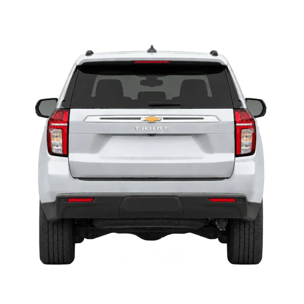 Chevrolet Tahoe 2021 argent, vue arrière