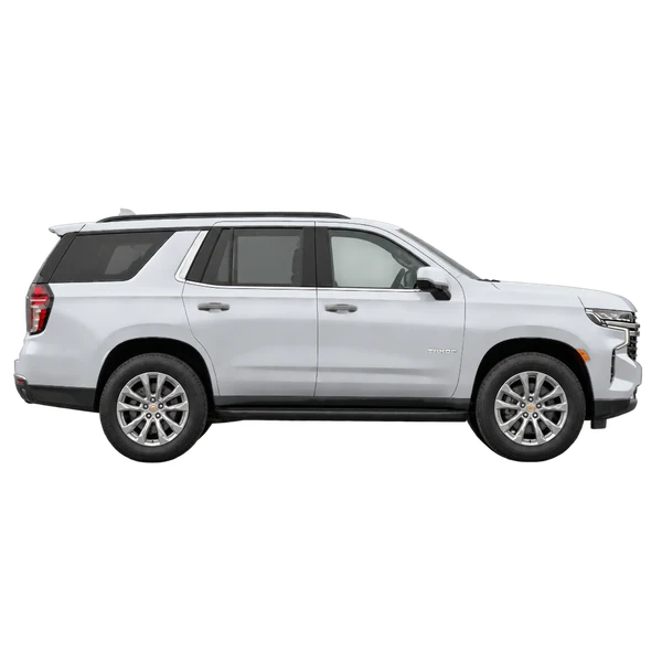 2022 Chevrolet Tahoe in Silber, Ansicht: Seite (nach rechts gewandt)
