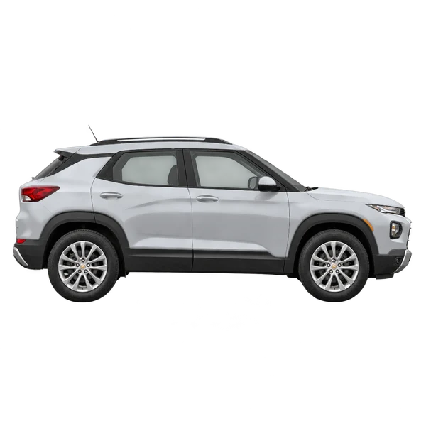 2022 Chevrolet Trailblazer in Silber, Ansicht: Seite (nach rechts gewandt)