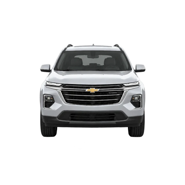 Chevrolet Traverse Limited 2026 باللون فضي، منظر أمامي