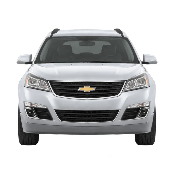 Chevrolet Traverse 2015 prata, vista frente