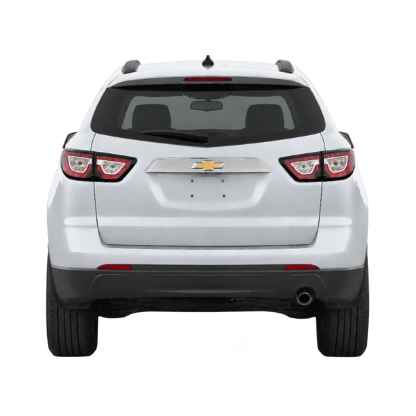 Chevrolet Traverse 2015 prata, vista traseira