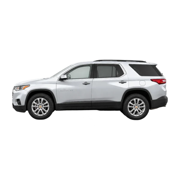 2021 Chevrolet Traverse in Silber, Ansicht: Seite (nach links gerichtet)