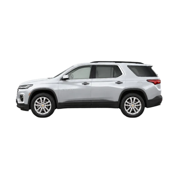 2023 Chevrolet Traverse in Silber, Ansicht: Seite (nach links gerichtet)