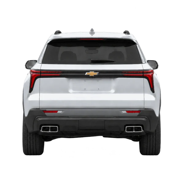2025 Chevrolet Traverse in Silber, Ansicht: Heck