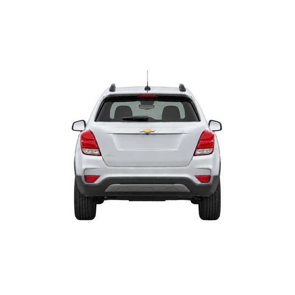 Chevrolet Trax 2017 prata, vista traseira