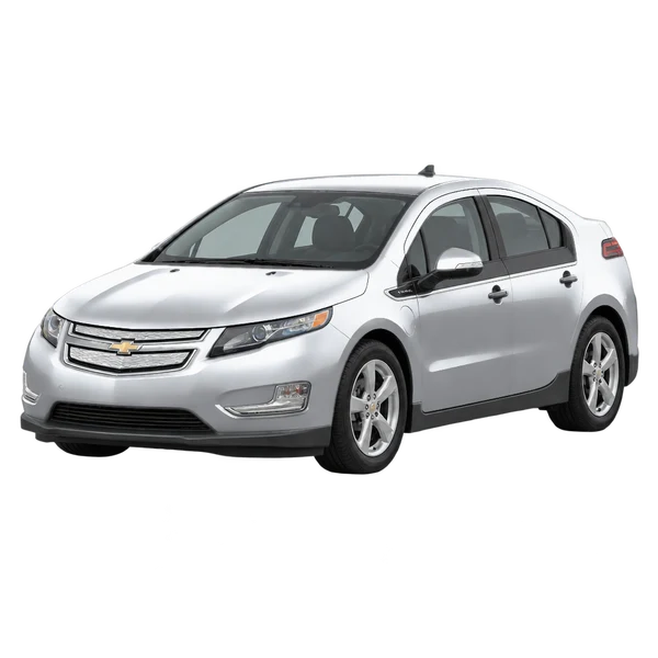 2011 Chevrolet Volt in Silber, Ansicht: Dreiviertelansicht vorne (nach links gerichtet)