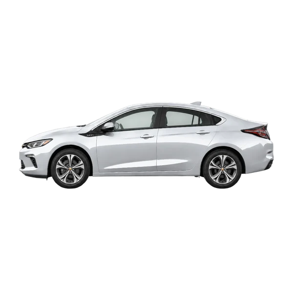2026 Chevrolet Volt in Silber, Ansicht: Seite (nach links gerichtet)