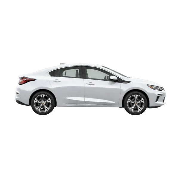2026 Chevrolet Volt in Silber, Ansicht: Seite (nach rechts gewandt)