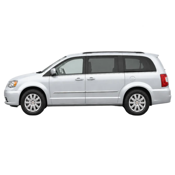 Chrysler Grand Voyager 2012 argent, vue côté (vers la gauche)