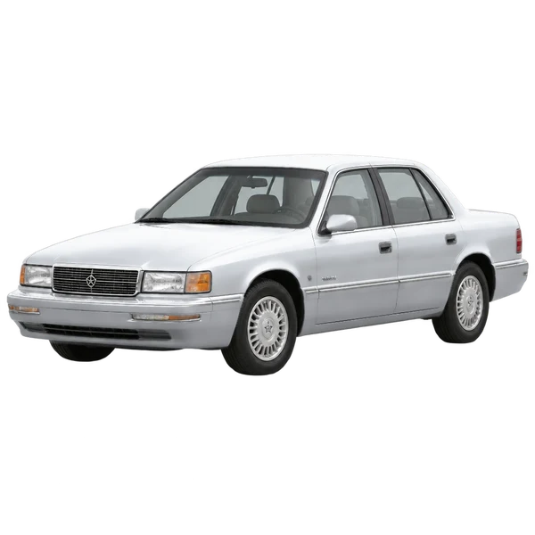Chrysler Imperial 1993 argent, vue trois-quarts avant (orienté vers la gauche)