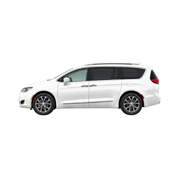 ホワイトの2021 Chrysler Pacifica(側面(左向き)ビュー)