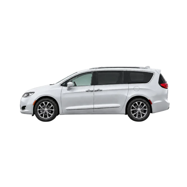 Chrysler Pacifica 2025 argent, vue côté (vers la gauche)